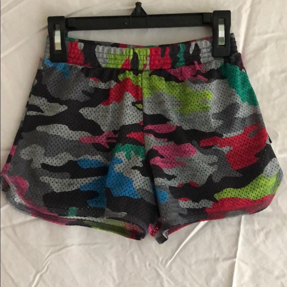Girls camouflage football jersey shorts